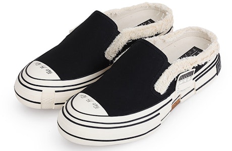 xVESSEL VESSEL GOP 一脚蹬“黑色画布无鞋带” F22X37B Order xVESSEL VESSEL GOP 一脚蹬“黑色画布无鞋带” F22X37B