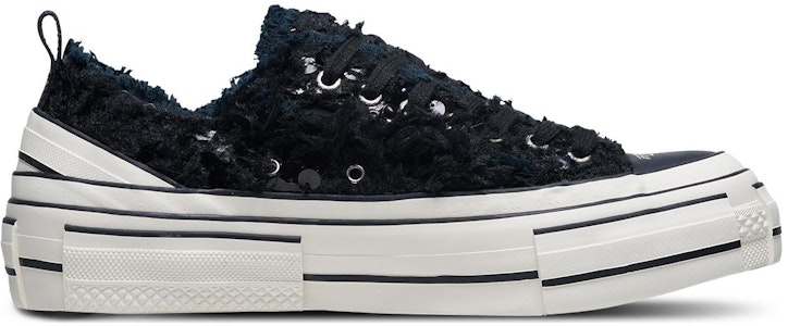 xVESSEL 黑天鵝之曜 長毛絨閃片 低筒 帆布鞋 男女兼用 黑色 七夕限定 Order xVESSEL 黑天鵝之曜 長毛絨閃片 低筒 帆布鞋 男女兼用 黑色 七夕限定