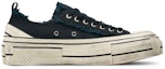 Order xVESSEL Vintage Rock 'Studded Low Top' Kasut Rendah Gaya Retro Bertatah. S23X18B