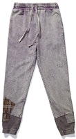xVESSEL Waffle Plaid Relaxed Fit Patchwork Trousers Unisex Casual Pants. Y21X720P xVESSEL Waffle Plaid Relaxed Fit Patchwork Trousers Unisex Casual Pants. Y21X720P