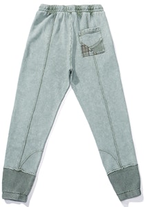 xVESSEL Waffle Plaid Seluar Patchwork Fit Santai Unisex. Y21X720P 1