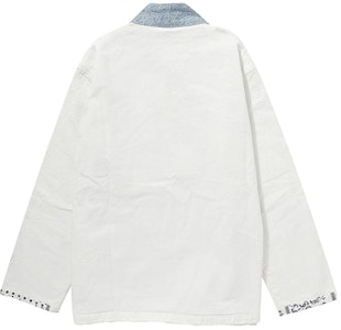 xVESSEL ホワイト パッチワーク ローブ ジャケット ユニセックス カジュアルアウター ホワイト Y20X613W Lookbook xVESSEL ホワイト パッチワーク ローブ ジャケット ユニセックス カジュアルアウター ホワイト Y20X613W