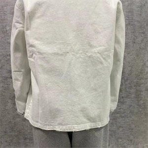 xVESSEL ホワイト パッチワーク ローブ ジャケット ユニセックス カジュアルアウター ホワイト Y20X613W Purchase xVESSEL ホワイト パッチワーク ローブ ジャケット ユニセックス カジュアルアウター ホワイト Y20X613W