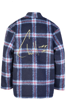 xVESSEL ウージエンハオ チェック柄ローブ ニット 長袖 オーバーサイズ セーター ユニセックス Y23X690B 5