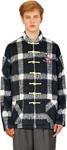 xVESSEL 吳建豪格紋長袖寬鬆針織毛衣 男女款 Y23X690B 8