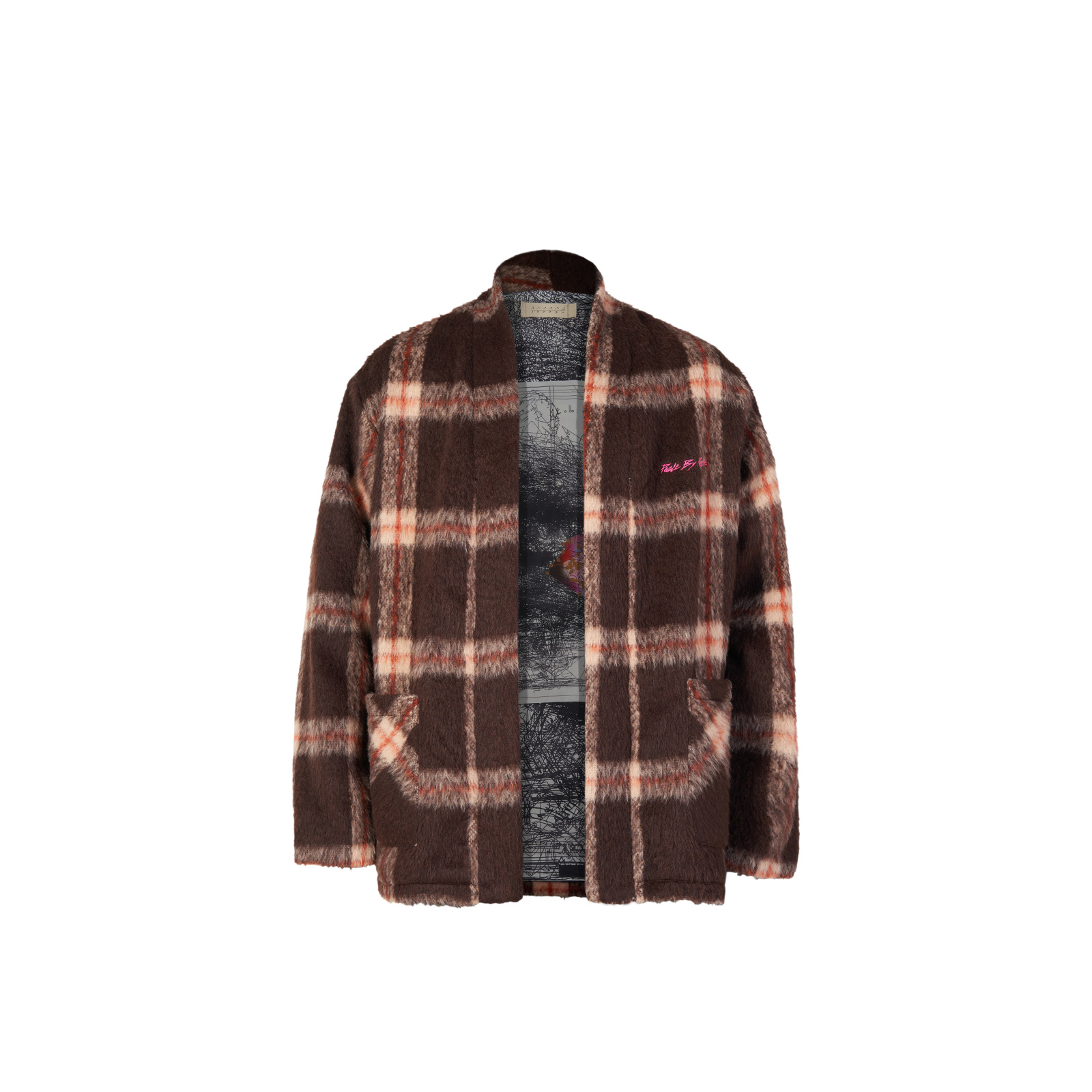 Order xVESSEL 吳建豪格紋長袖寬鬆針織毛衣 男女款 Y23X690B