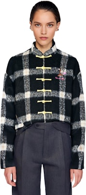 xVESSEL ウージエンハオ チェック柄ローブ ニット 長袖 オーバーサイズ セーター ユニセックス Y23X690B 13