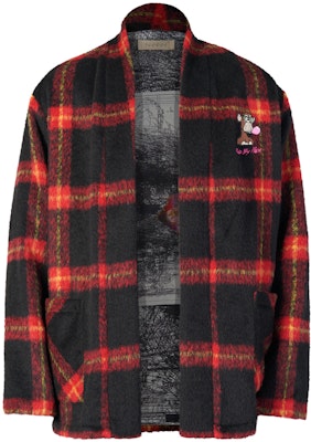 xVESSEL ウージエンハオ チェック柄ローブ ニット 長袖 オーバーサイズ セーター ユニセックス Y23X690B Details for xVESSEL ウージエンハオ チェック柄ローブ ニット 長袖 オーバーサイズ セーター ユニセックス Y23X690B