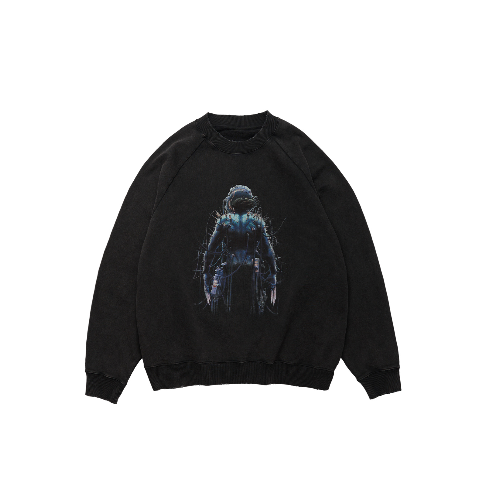 xVESSEL x Marvel Collab Classic X-Men Blue Cover Oversized Black Sweater Unisex Y23X6103B