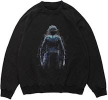 xVESSEL x Marvel Collab Classic X-Men Blue Cover Oversized Black Sweater Unisex Y23X6103B xVESSEL x Marvel Collab Classic X-Men Blue Cover Oversized Black Sweater Unisex Y23X6103B