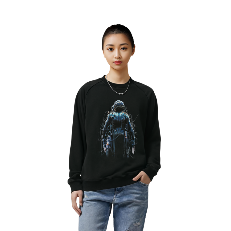 Sizing xVESSEL x Marvel聯名 經典X戰警藍封面 黑色寬鬆版型毛衣 男女適用 Y23X6103B