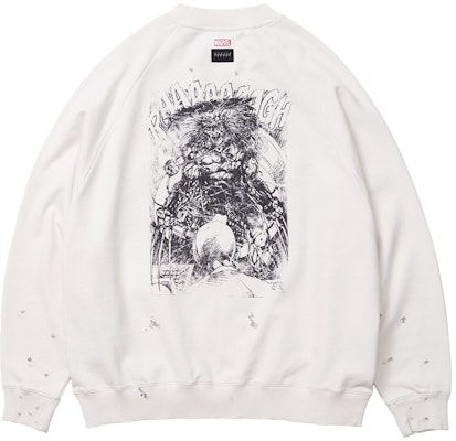 Sudadera Unisex Blanca xVESSEL x MARVEL Collab Estampado Letras Manga Larga. Y23X6112W Lookbook Sudadera Unisex Blanca xVESSEL x MARVEL Collab Estampado Letras Manga Larga. Y23X6112W