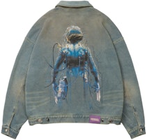 xVESSEL x MARVEL 金鋼狼丹寧外套 男女通用 天藍 Y23X6115B Lookbook xVESSEL x MARVEL 金鋼狼丹寧外套 男女通用 天藍 Y23X6115B