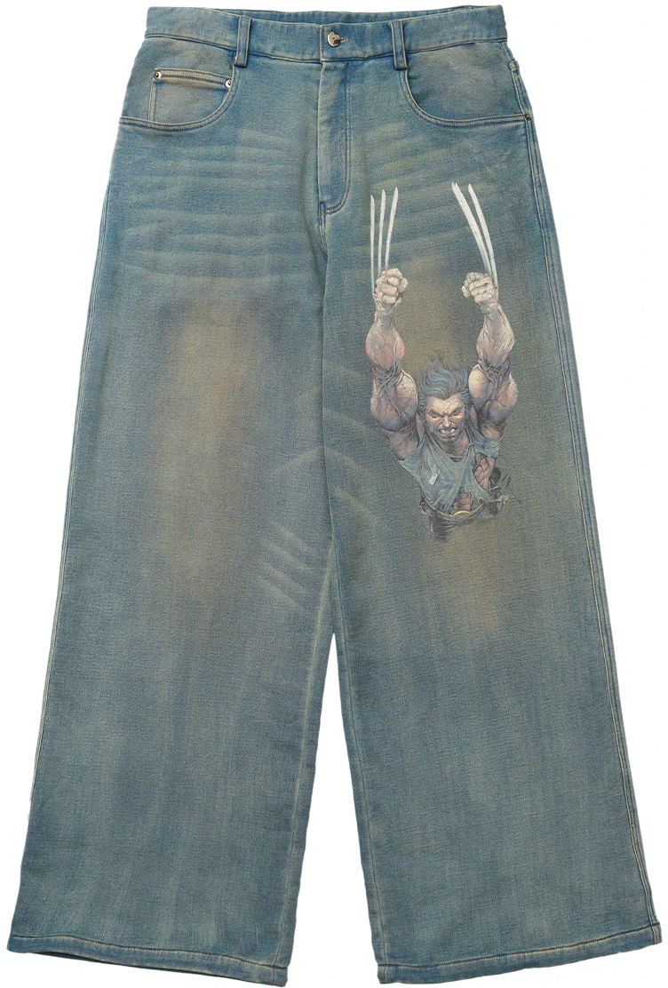 x-vessel-x-marvel-wolverine-graphic-denim-pants-unisex-light-blue-y23-x6118-b