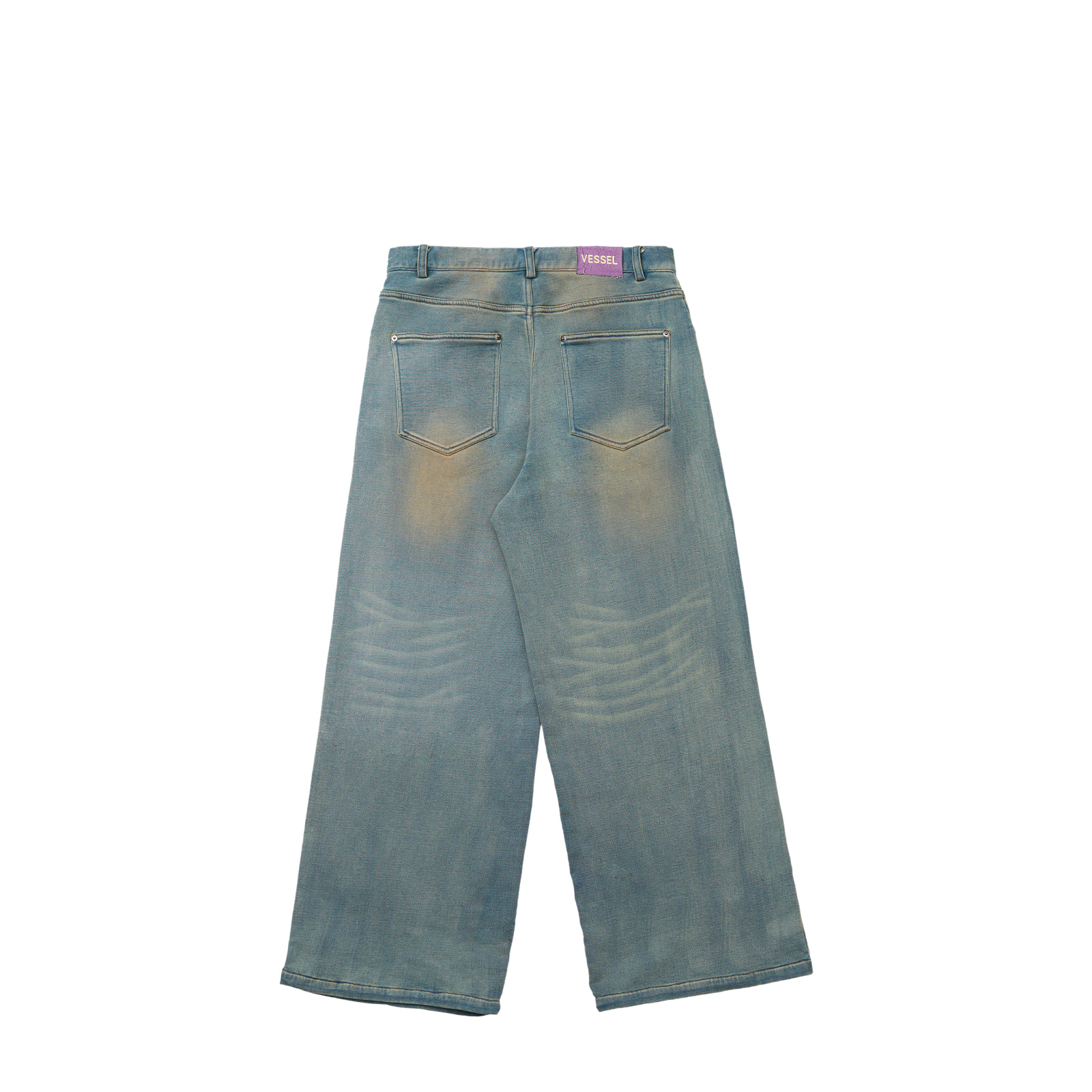 Lookbook xVESSEL x MARVEL 金鋼狼圖案丹寧褲 男女通用 淺藍色 Y23X6118B