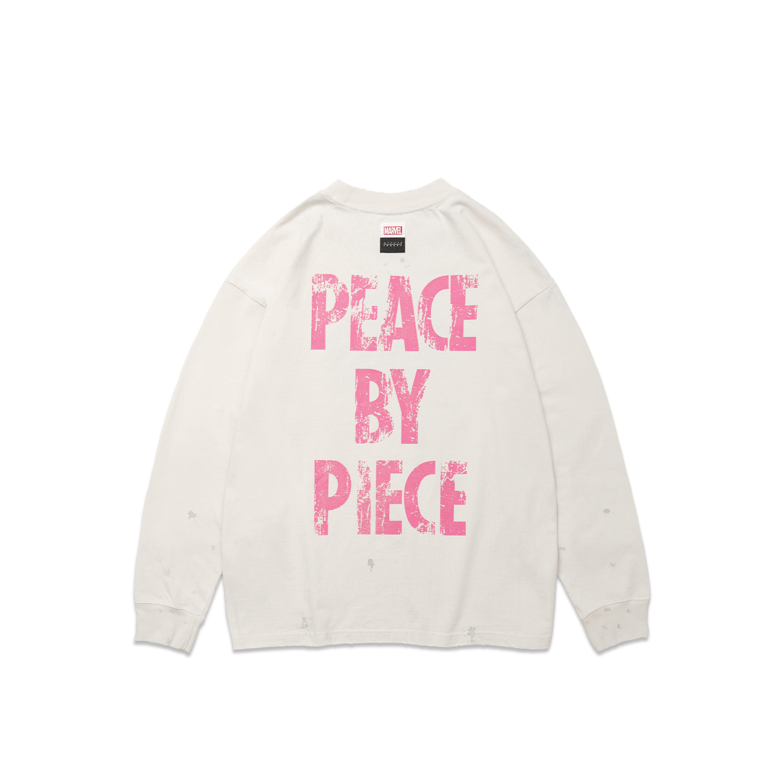 Lookbook xVESSEL x MARVEL ウルヴァリン グラフィック 長袖 ユニセックス 白 スウェット Y23X6109W3