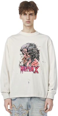 xVESSEL x MARVEL ウルヴァリン グラフィック 長袖 ユニセックス 白 スウェット Y23X6109W3 Shop xVESSEL x MARVEL ウルヴァリン グラフィック 長袖 ユニセックス 白 スウェット Y23X6109W3