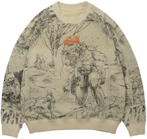 xVESSEL x MARVEL Wolverine Graphic Sweatshirt Unisex - Khaki. Y23X6120B xVESSEL x MARVEL Wolverine Graphic Sweatshirt Unisex - Khaki. Y23X6120B