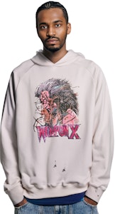 xVESSEL x 마블 울버린 프린트 후디 화이트 유니섹스 캐주얼웨어 Y23X6109W Cheap xVESSEL x 마블 울버린 프린트 후디 화이트 유니섹스 캐주얼웨어 Y23X6109W