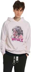 xVESSEL x 마블 울버린 프린트 후디 화이트 유니섹스 캐주얼웨어 Y23X6109W 1