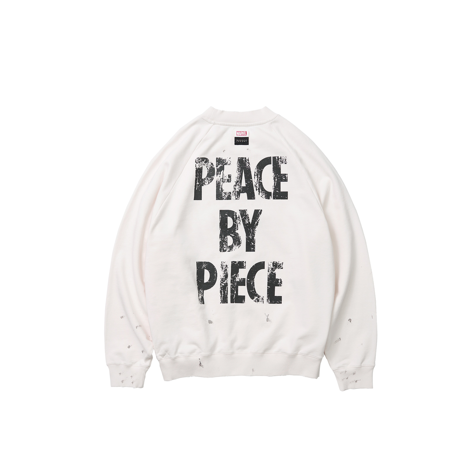 Lookbook xVESSEL x MARVEL X-Men ウルヴァリン グラフィック クルーネック スウェット 白 男女兼用 Y23X6111W