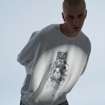 xVESSEL x MARVEL X-Men ウルヴァリン グラフィック クルーネック スウェット 白 男女兼用 Y23X6111W Purchase xVESSEL x MARVEL X-Men ウルヴァリン グラフィック クルーネック スウェット 白 男女兼用 Y23X6111W