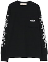 xVESSEL x Yohji Yamamoto Denim Ninja Logo Black Long Sleeve Sweatshirt Unisex Y22X22052010B xVESSEL x Yohji Yamamoto Denim Ninja Logo Black Long Sleeve Sweatshirt Unisex Y22X22052010B