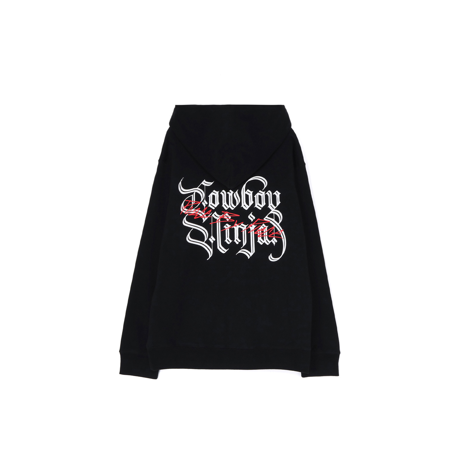 Lookbook xVESSEL x 山本耀司 牛仔忍者標誌連帽衣 男女款 黑色 Y22X22052006B