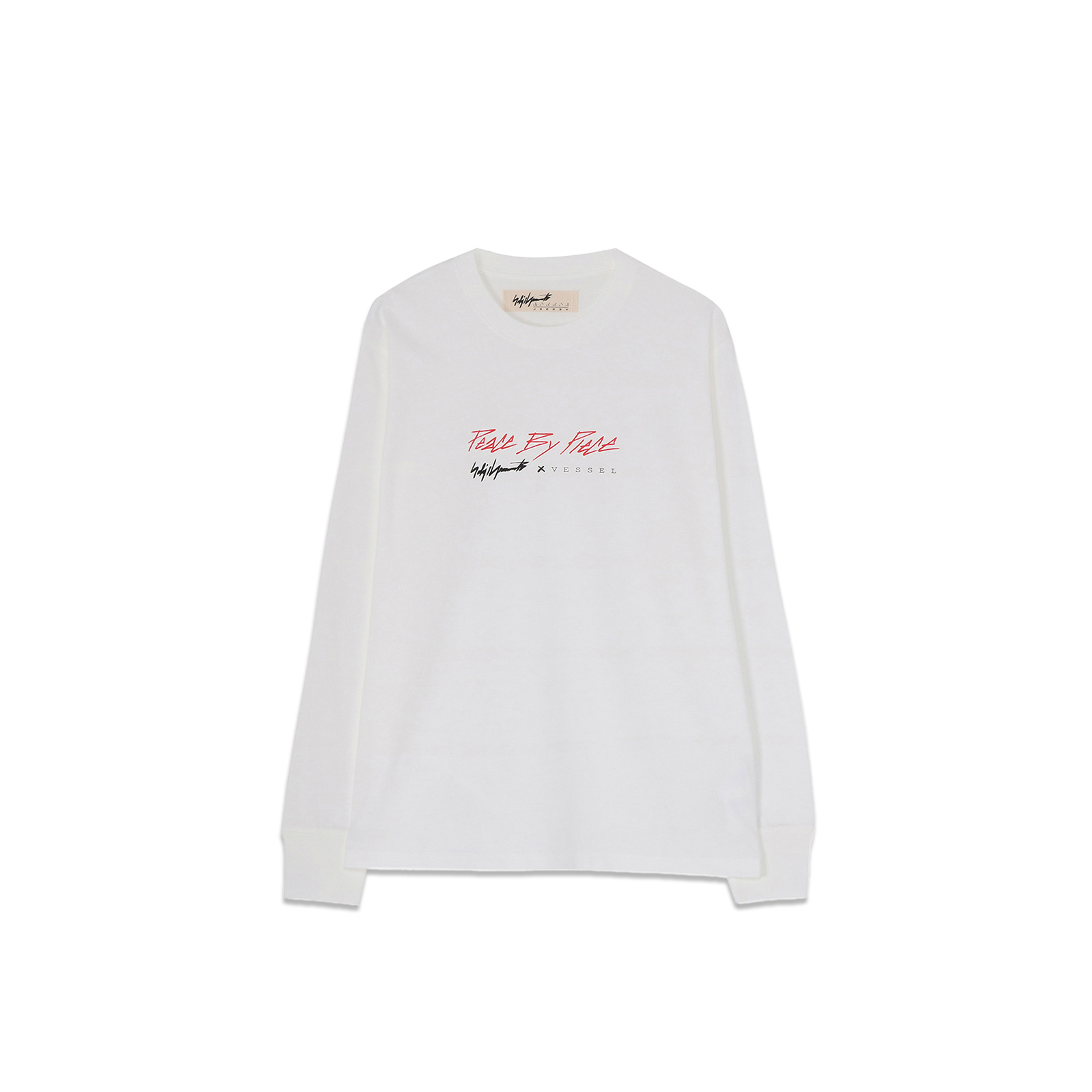 xVESSEL x Yohji Yamamoto Denim Ninja Logo Pullover Sweatshirt Unisex White Y22X22052008W
