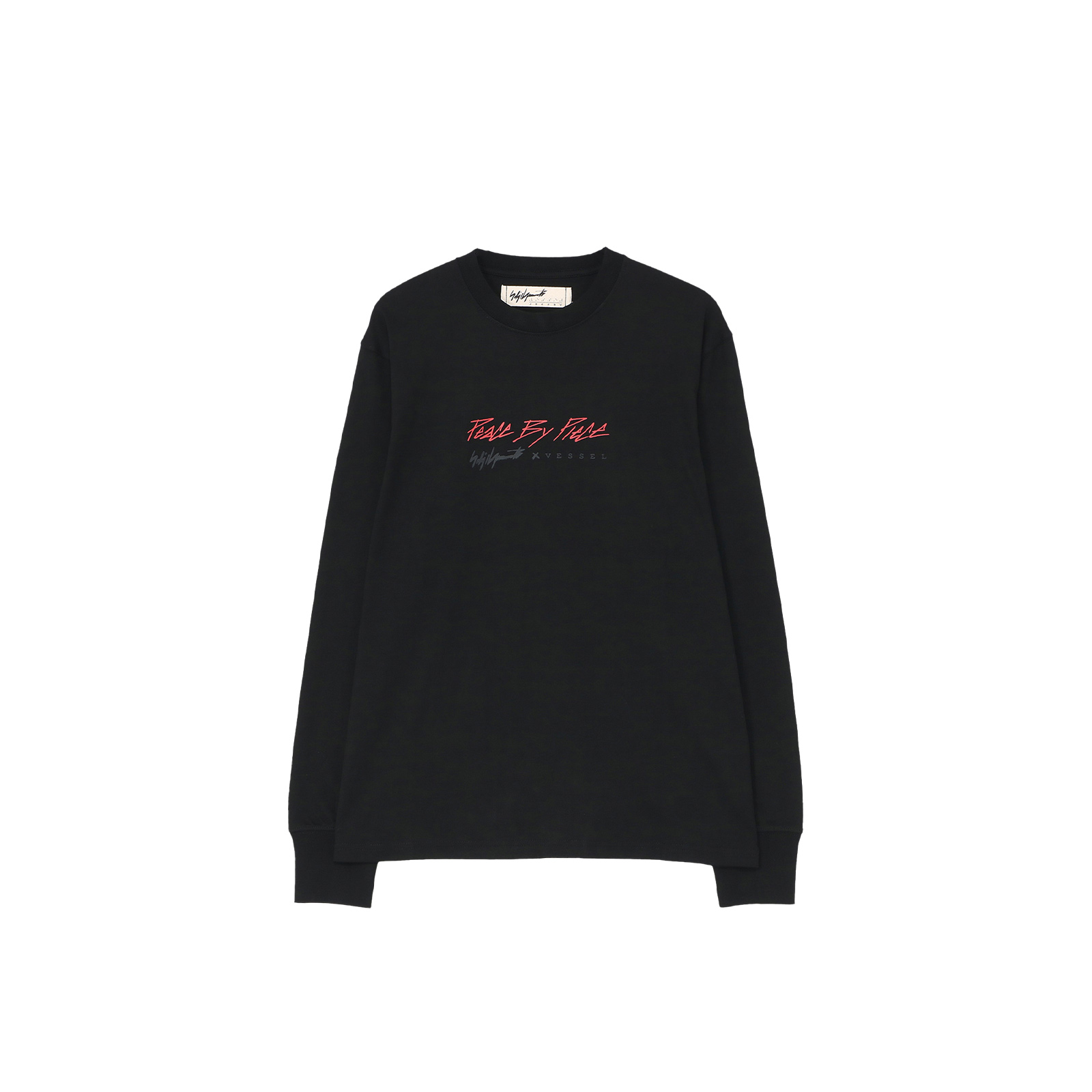 xVESSEL x Yohji Yamamoto Denim Ninja Logo Pullover Sweatshirt Unisex Black. Y22X22052009B