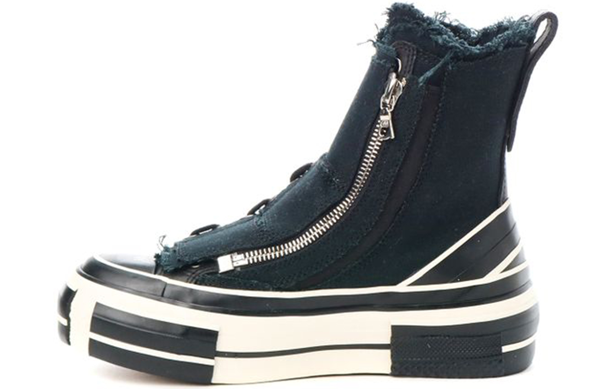 xVESSEL Yohji Yamamoto x G.O.P. Lows 'Deconstructed High-Top Black' YX-E11-090yc