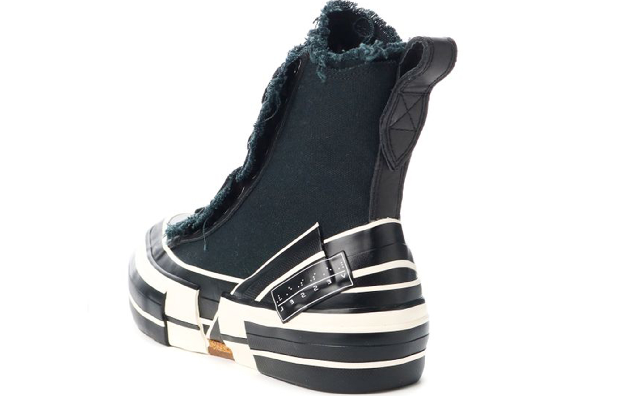 xVESSEL Yohji Yamamoto G.O.P. Lows 'Deconstructed High-Top Black' 圖 2