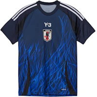 Y-3 × JFA Gradient Design Breathable Short Sleeve Soccer Jersey Blue Mens IU0964 Y-3 × JFA Gradient Design Breathable Short Sleeve Soccer Jersey Blue Mens IU0964