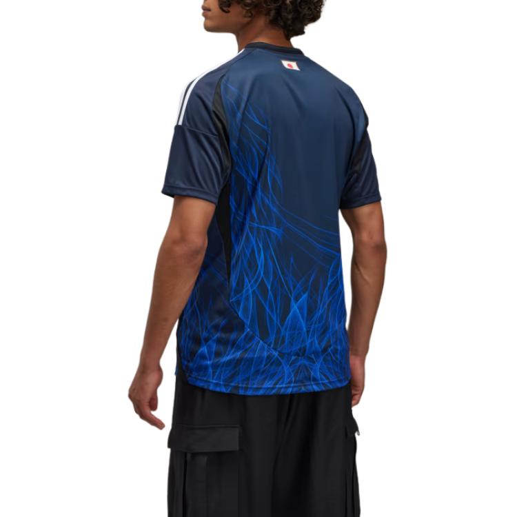 Purchase Y-3 × JFA 漸層設計透氣短袖足球球衣 藍色 男款 IU0964