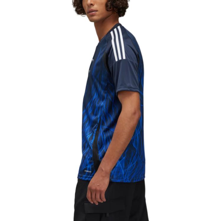 Details for Y-3 × JFA 漸層設計透氣短袖足球球衣 藍色 男款 IU0964