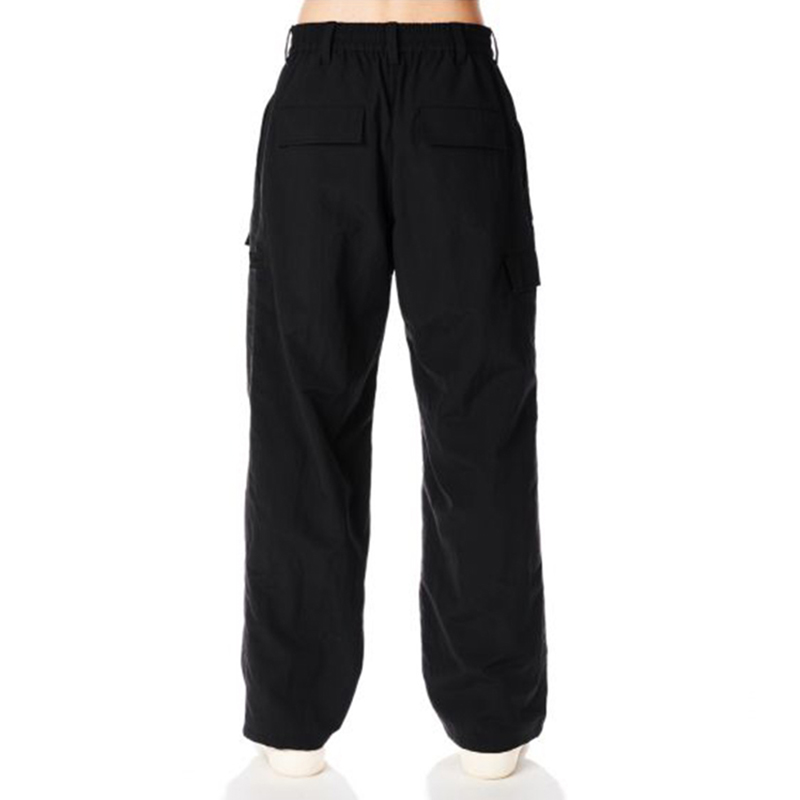 Purchase Y-3  Black Casual Loose Fit Utility Drawstring Cargo Pants. H63050