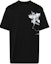 Order Y-3 ブラック クルーネック グラフィックプリント 半袖 Tシャツ IN4353