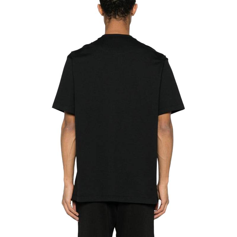 Purchase Y-3 ブラック クルーネック グラフィックプリント 半袖 Tシャツ IN4353