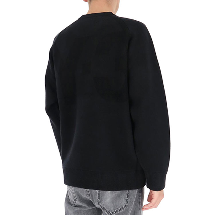 Shop Y-3 Baju Sejuk Lengan Panjang Hitam dengan Rekaan Logo Belakang. GK4565