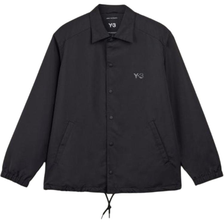 Order Y-3  Black Graphic Print Single-Breasted Long Sleeve Jacket IW2473