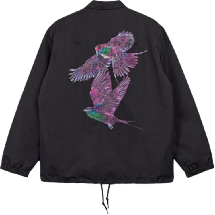 Lookbook Y-3  Black Graphic Print Single-Breasted Long Sleeve Jacket IW2473