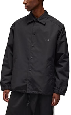 Y-3 Black Graphic Print Single-Breasted Long Sleeve Jacket IW2473 Sizing Y-3 Black Graphic Print Single-Breasted Long Sleeve Jacket IW2473