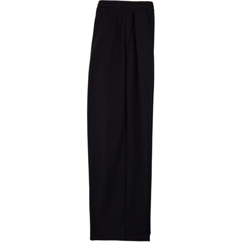 Details for Y-3 Pantalones Negros de Cintura Alta con Pierna Ancha y Rayas con Logo. IW7457