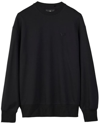 Y-3 黑色標誌印花寬鬆圓領衛衣 IV5580 Order Y-3 黑色標誌印花寬鬆圓領衛衣 IV5580