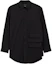 Buy Y-3 Kemeja Lengan Panjang Hitam Gaya Minimalis Loose-Fit Casual. JF3024