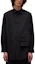Shop Y-3 Kemeja Lengan Panjang Hitam Gaya Minimalis Loose-Fit Casual. JF3024
