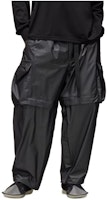 Y-3 Black Loose Fit Pants with Large Pockets and Belt. IR6250 Y-3 Black Loose Fit Pants with Large Pockets and Belt. IR6250