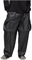 Order Y-3 黑色寬鬆長褲附大口袋和腰帶 IR6250