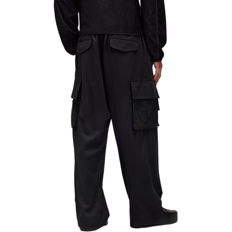 Purchase Pantalones Negros Y-3 Rectos de Pierna Ancha con Cremallera. IW7453