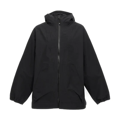 Y-3 Black Solid Color Hoodie Long Sleeve Jacket IW7504